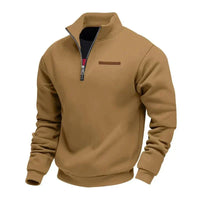 Rico | Lässiges Fleece-Sweatshirt für Herren - Braun