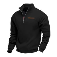 Rico | Lässiges Fleece-Sweatshirt für Herren - Schwarz