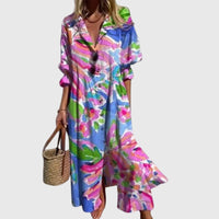 Zariah | Elegantes Maxikleid im Boho-Stil - Rosa