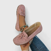 Stefanie | Damen Ballerinas Flache Sohle Gummi – Klassische Ballerinas Komfort 2026 - Rosa
