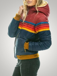Emilia | Damen Alpine Outdoor Reißverschluss Jacke - Marineblau
