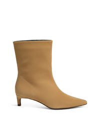 Sophie | Damen Stiefeletten Vintage niedriger Absatz - Khaki