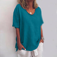 Anna | Bequeme locker geschnittene Bluse - Dunkelblau