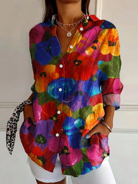 Annika | Verspielte bedruckte Bluse - Mix 2