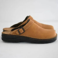 Ansgar | Herren Mules Pantoletten mit Komfortsohle - Beige