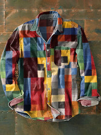 Mika™ - Unisex-Hemd im Vintage-Karomuster - bunt