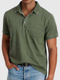 Bastian | Herren Kurzarm Poloshirt Regular Fit - Armeegrün