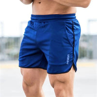 Slim Fit elastische Herren-Badehosen - Blau