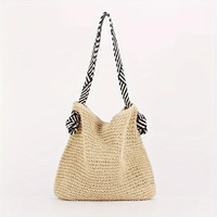 Alina | Boho Geflochtene Tote Bag für Alltag - Beige