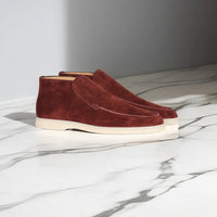 Ben | Herren Lässig Slip-On Slipper - Bordeaux