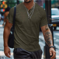 Benedikt | Herren Lockeres Poloshirt - Armeegrün