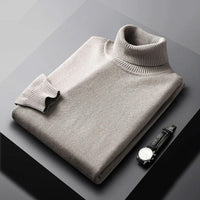 Bertram | Herren Rollkragenpullover Langarm - Beige