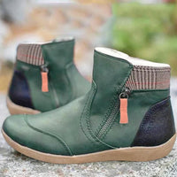 Birgit | Damen Bequeme Wasserdichte Orthopädische Stiefel - Grün