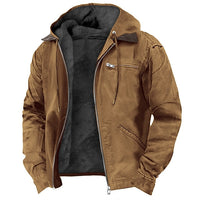 Björn | Herren Winterparka mit Kapuze - Braun