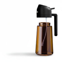 Öl Sprühflasche Glas Spray Flasche Küche Kochen - Schwarzbraun