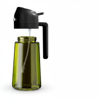 Öl Sprühflasche Glas Spray Flasche Küche Kochen - Schwarz-Grün