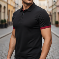 Lennart | Herren Kurzarm Poloshirt Regular Fit - Rot
