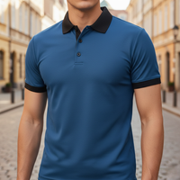 Lennart | Herren Kurzarm Poloshirt Regular Fit - Blau