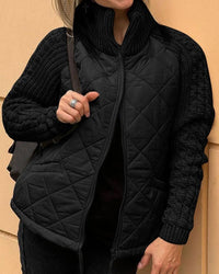 Elena | Damen Cardigan mit langen Ärmeln und Taschen - Schwarz