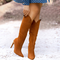 Mylène - Stilvolle und modische Stiefel - Braun