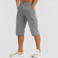 Adrienie - Komfortable Herren-Cargo-Hosen - Grau