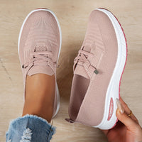 Olympe - Moderner Leichter Sneaker Mit Weicher Sohle - Rosa