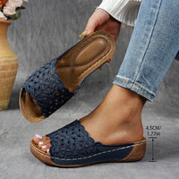 Navodya - Stylische Fisch Sandalen - Blau