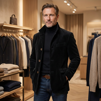 Carter | Elegante Herrenjacke mit Vintage-Charakter - Schwarz