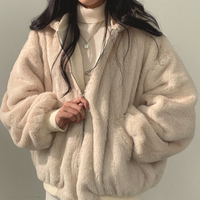 FLORA – Wendejacke mit Kapuze für Damen - Beige