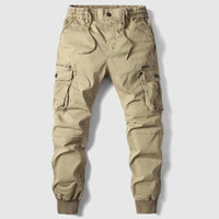 Caelan | Herren Cargo Jogger Hose mit Cargotaschen - Khaki