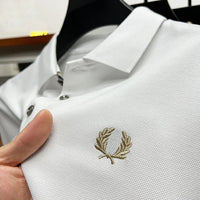 Calvin | Herren dehnbares elegantes Poloshirt - Weiß