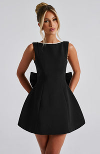 Kel | Damen Minikleid – Modernes Ausdrucksstarkes Minikleid - Black
