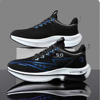 Leichte, atmungsaktive Laufschuhe für Herren – stylische Outdoor-Schuhe - Schwarzblau