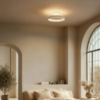 Runde Decken LED Lampe Dimmbar Modernes Zuhause - Weiß