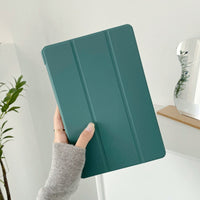 iPad Hülle Slim Silikon Magnetisches Smart Case - Kieferngrün