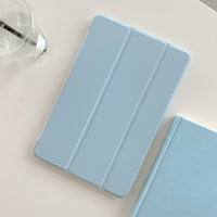 iPad Hülle Slim Silikon Magnetisches Smart Case - Himmelblau