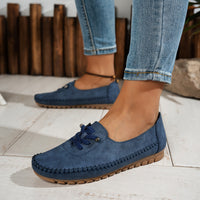 Cordania | Damen Komfort Schnür Loafer - Blau
