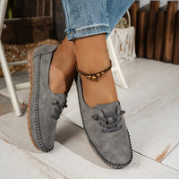 Cordania | Damen Komfort Schnür Loafer - Grau
