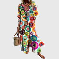 Zariah | Elegantes Maxikleid im Boho-Stil - Mehrfarbig 2