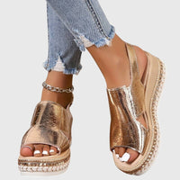 Veronica | Orthopädische Sandale für Damen - Gold