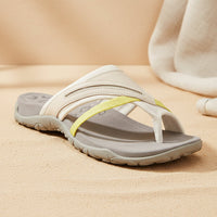 Damen Flip-Flops Sandalen Zehentrenner - Weiß
