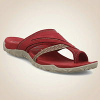 Damen Flip-Flops Sandalen Zehentrenner - Rot