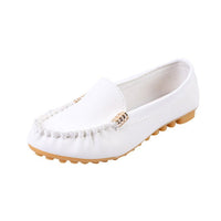 Damen Slipper im Mokassin-Stil - Weiß