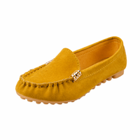 Damen Slipper im Mokassin-Stil - Gelb