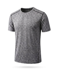 Damen T-Shirt mit kurzem Arm und Rundhalsausschnitt - Grau