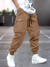 Daxton | Herren Cargo Jogger Hose mit Cargotaschen - Khaki