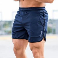 Slim Fit elastische Herren-Badehosen - Dunkelblau