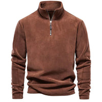 ROMAN - Warmer Herren Langarm-Pullover - Braun