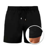 Stylische Badeshorts für Männer - Schwarz