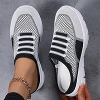 Emilia | Trendige Slip On Sneaker für Damen - Schwarz